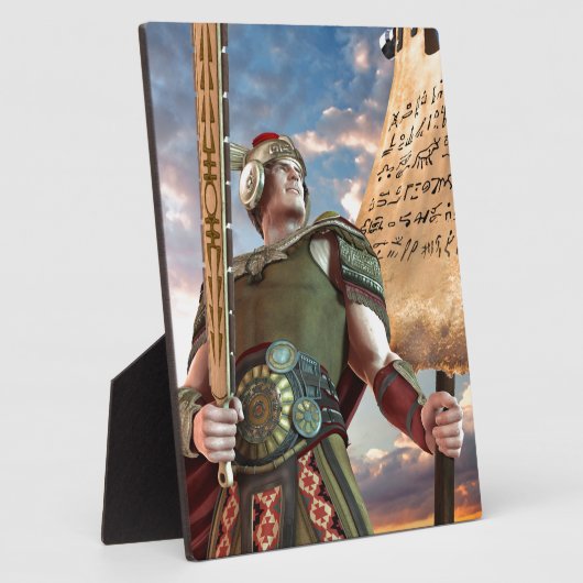 Kapitein Moroni Fotoplaat (Zijkant)