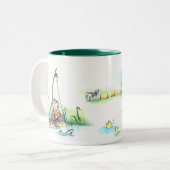 Kapitein Mouse over de Mok aan boord (Voorkant links)