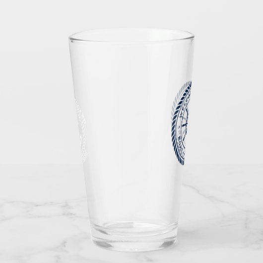 Kapitein naam touw lijst nautisch schip wiel glas (Rechts)