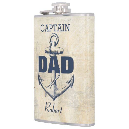 Kapitein Nautical Anchor Heupfles (Links)