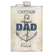 Kapitein Nautical Anchor Heupfles (Voorkant)