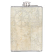 Kapitein Nautical Anchor Heupfles (Achterkant)