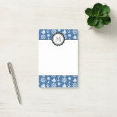 Kapitein Nautical Blue en White Sailor Post-it® Notes (Kantoor)