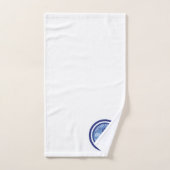 Kapitein Nautical Rope Anchor Helm Boat Bad Handdoek (Handdoek)