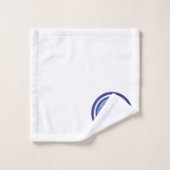 Kapitein Nautical Rope Anchor Helm Boat Bad Handdoek (Wasdoekje)