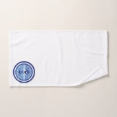 Kapitein Nautical Rope Anchor Helm Boat Bad Handdoek (Handdoek)