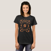Kapitein Nautical Skipper Sai van Anchor Compass T-shirt (Voorkant volledig)