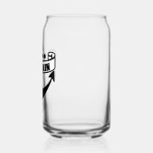 Kapitein nautische zeiler zeilen cool blikvorm glas (Links)