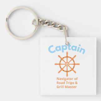 Kapitein – Navigator van Wegreizen Sleutelhanger