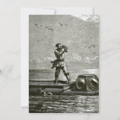 Kapitein Nemo van 20000 collega's onder het Zee Bedankkaart (Voorkant)