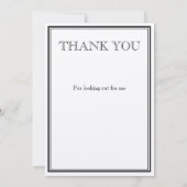 Kapitein Nemo van 20000 collega's onder het Zee Bedankkaart (Achterkant)