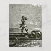 Kapitein Nemo van 20000 collega's onder het Zee Briefkaart (Voorkant)