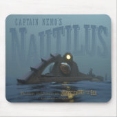 Kapitein Nemo's Nautilus Mousepad Muismat (Voorkant)