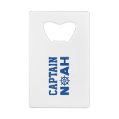 Kapitein Noah Creditkaart Flessenopener (Achterkant)