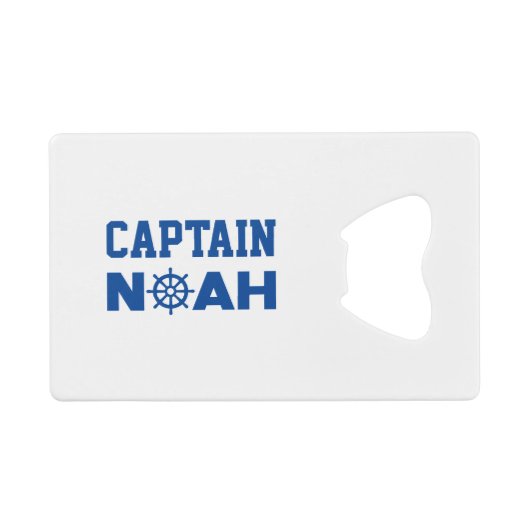 Kapitein Noah Creditkaart Flessenopener (Voorkant (Horizontaal))