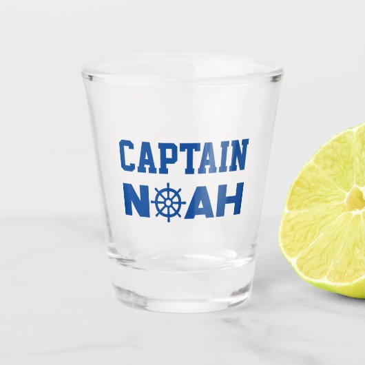 Kapitein Noah Shot Glas (Voorkant)