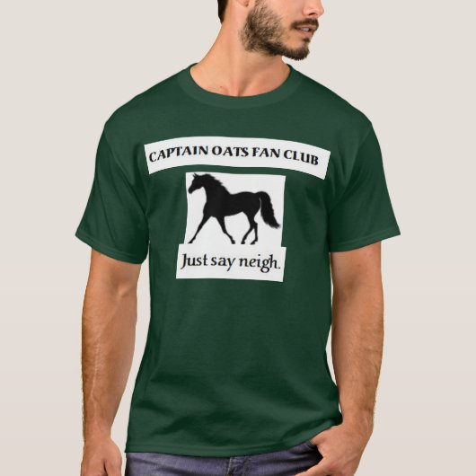 Kapitein Oats Fan Club T-shirt (Voorkant)