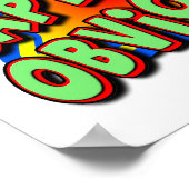 Kapitein Oblivious Grappige Poster (Hoek)