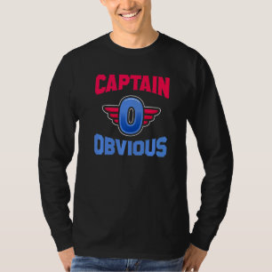 Kapitein Obnight Bad Superheld Meme T-shirt