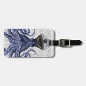Kapitein Octopus Bagagelabel (Voorkant horizontaal)