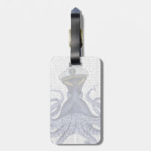 Kapitein Octopus Bagagelabel (Achterkant verticaal)