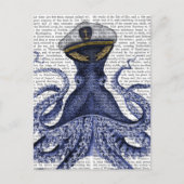 Kapitein Octopus Briefkaart (Voorkant)