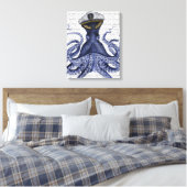 Kapitein Octopus Canvas Afdruk (Insitu (Slaapkamer))