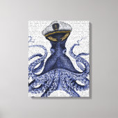 Kapitein Octopus Canvas Afdruk (Voorkant)