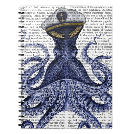 Kapitein Octopus Notitieboek (Voorkant)
