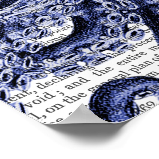 Kapitein Octopus Poster (Hoek)