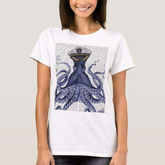 Kapitein Octopus T-shirt (Voorkant)