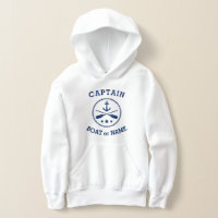 Kapitein of Boat Name Nautical Anchor oars sterren