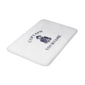 Kapitein Old Scruff met Jouw naam Bath Mat (Gekanteld)