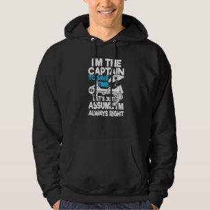 Kapitein om tijd te besparen Laten we aannemen dat Hoodie