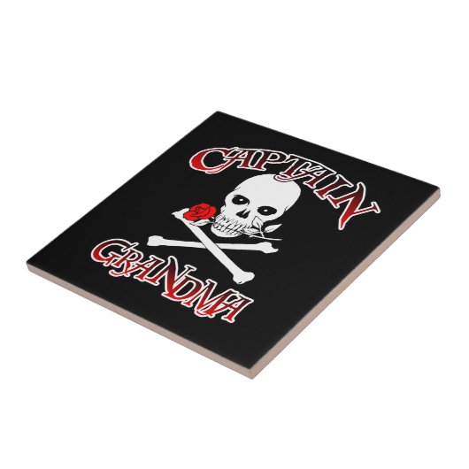 Kapitein oma tegeltje (Zijkant)