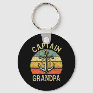 Kapitein Opa Boot Pontoon Vissen Sailo Sleutelhanger