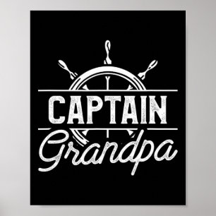Kapitein Opa Grappig Varen Varen Quote voor GR Poster