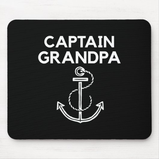 Kapitein opa! Varen en zeilen S Muismat (Voorkant)