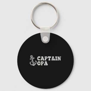 Kapitein Opa Zeilen Varend Vintage Boot Anker Fu Sleutelhanger