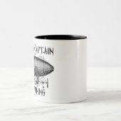 Kapitein opleiding, Steampunk Tweekleurige Koffiemok (Center)