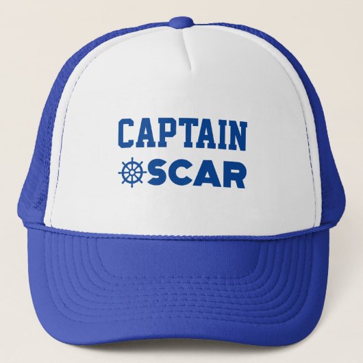 Kapitein Oscar Trucker Hat Trucker Pet (Voorkant)
