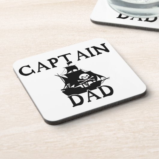 Kapitein, pa bier onderzetter (Linkerzijde)