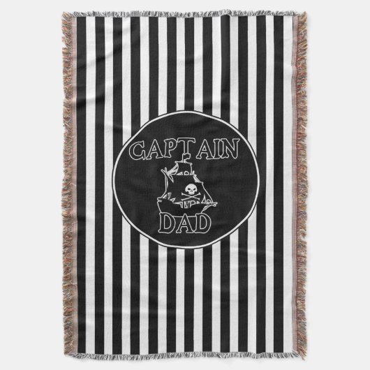 Kapitein Pa Throw Blanket Deken (Voorkant Verticaal)