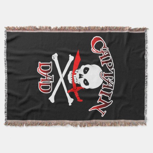 Kapitein Pa Throw Blanket Deken (Voorkant)