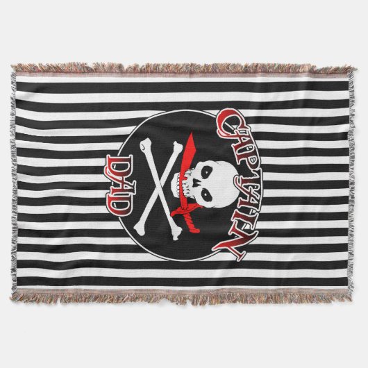 Kapitein Pa Throw Blanket Deken (Voorkant)