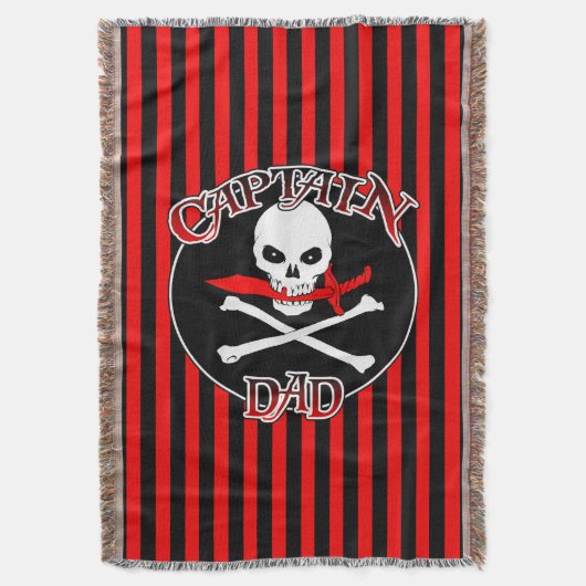 Kapitein Pa Throw Blanket Deken (Voorkant Verticaal)