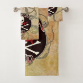 Kapitein Pap - Embraad door de Deep Bad Handdoek (Insitu)