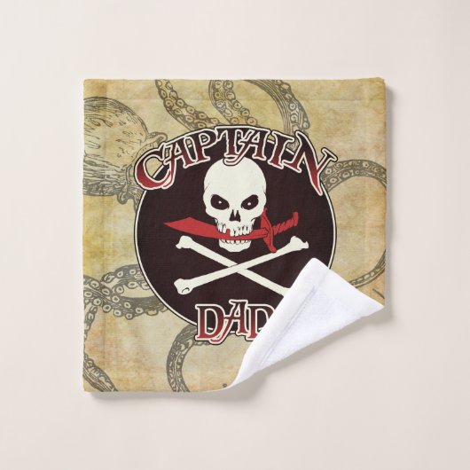 Kapitein Pap - Embraad door de Deep Bad Handdoek (Wasdoekje)