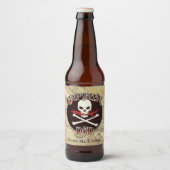 Kapitein Pap - Embraad door de Deep Bier Etiket (Voorkant)