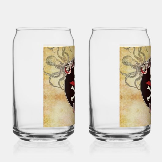 Kapitein Pap - Embraad door de Deep Blikvorm Glas (Rechts)